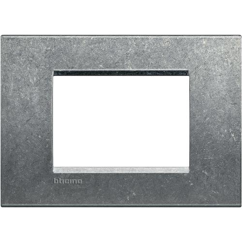 BTICINO - LNA4803NA Square cover plate 3 modules - native 