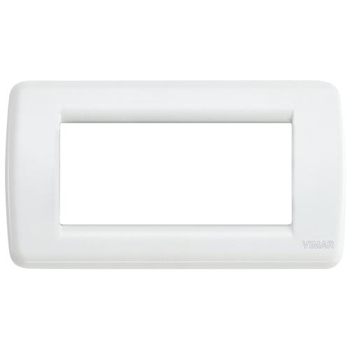 VIMAR - 16754.01 - Rondò plate 4M metal white
