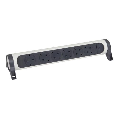 LEGRAND - 694547 Power strip white 6x2P + E without cable Premium Legrand