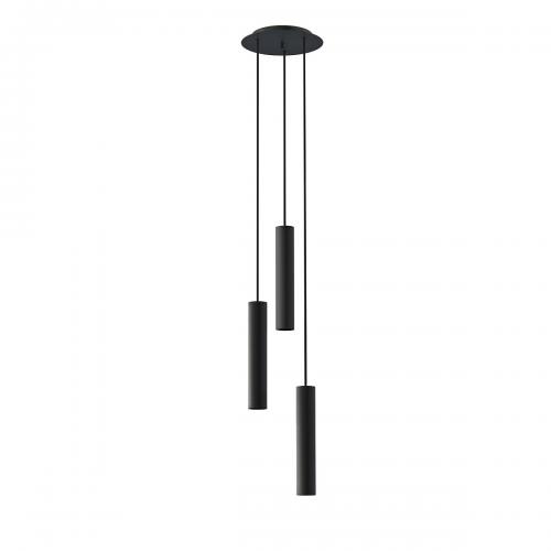 NOWODVORSKI - Пендел 7856 BATON BLACK III ZWIS • E27 3x10W only LED • IP20