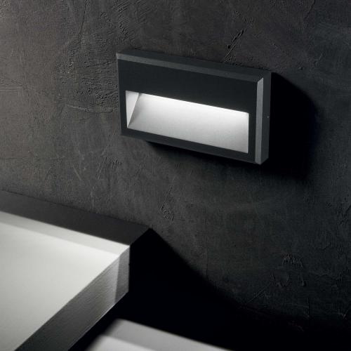 IDEAL LUX - Фасадно осветително тяло  IP65 250854 FEBE-1 AP ANTRACITE