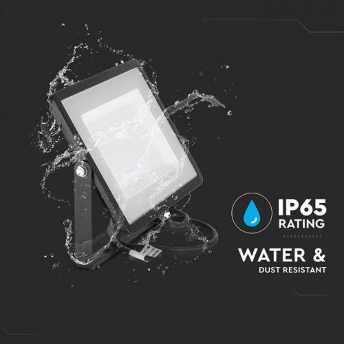 V-TAC - 100W LED Прожектор SAMSUNG Чип G2 SMD Черно Тяло 3000К SKU: 21412