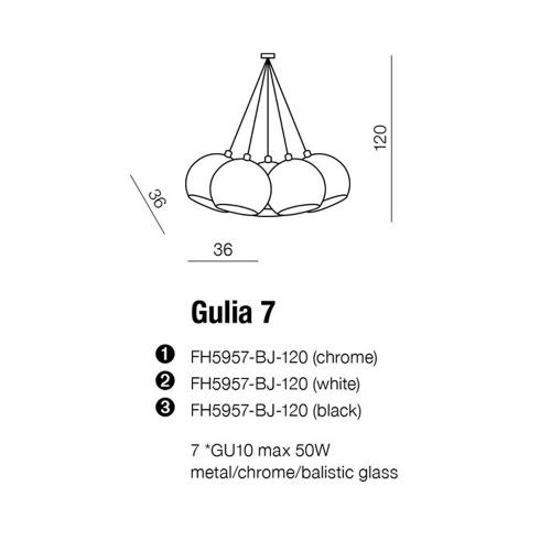AZZARDO - Gulia 7 FH5957-BJ-120-CH / AZ0877