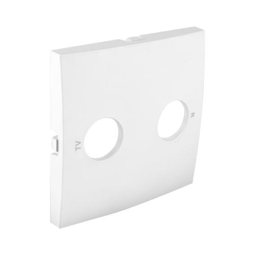 EFAPEL - Face plate for R - TV sockets WHITE 90776 TBR LOGUS 90