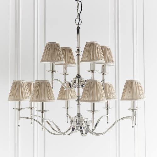 INTERIORS 1900 - Полилей   STANFORD 63632 nickel   E14, 12x40W