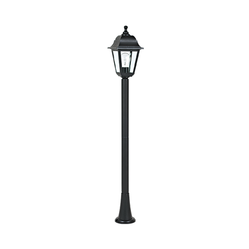 ACA LIGHTING - Градински фенер стоящ черен 105см влагозащитен IP44 PLGP5B
