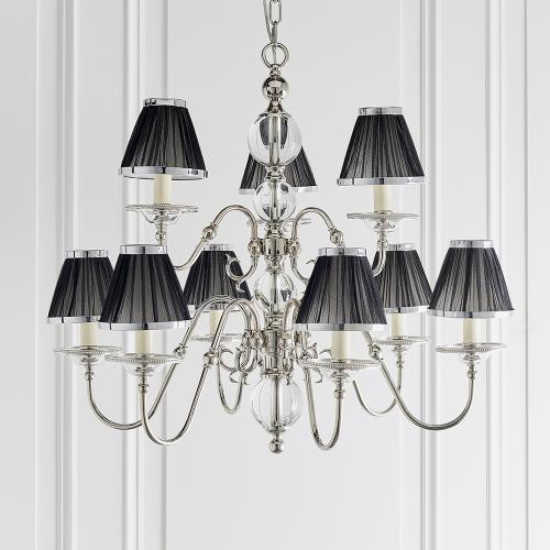 INTERIORS 1900 - Полилей   TILBURG nickel 63719 E14, 9x40W