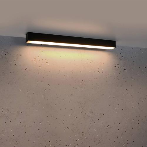 SOLLUX - Ceiling lamp PINNE 67 TH.042 Black 3000K