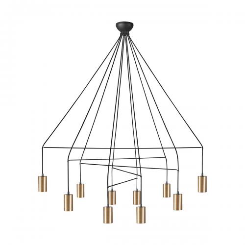 NOWODVORSKI - Пендел 7954 IMBRIA SOLID BRASS X • GU10 10x10W only LED • IP20