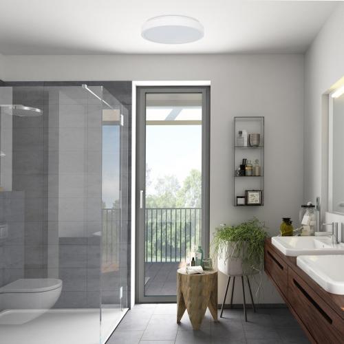 RABALUX - Влагозащитен LED Плафон SAMIRA 48W 3150lm 4000К IP44 бял 71259