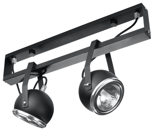 SOLLUX - spot lamp  UDITO  2 black SL.0484