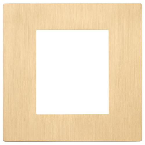 VIMAR - 30642.70 PVD Metals Декоративна рамка Linea, 2M, драскано злато