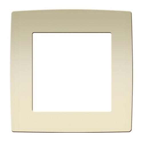 ACA LIGHTING - PRIME 1 GANG FRAME IP20 IVORY 1000119002