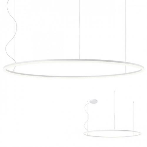 REDO GROUP - Пендел ORBIT 01-1718-TRIAC LED 105W 3000K D1500 MAT WHITE-TRIAC