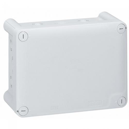 LEGRAND - Разклонителна кутия открит монтаж 155x110x74мм гладка IP55 IK07 цвят Сив Plexo  92044