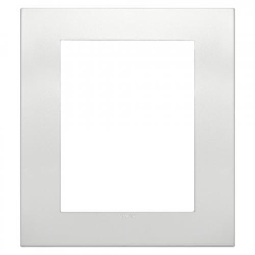 VIMAR - 19668.05 - Classic plate 8M metal matt pearl