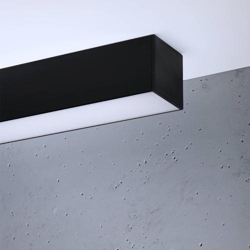 SOLLUX - Ceiling lamp PINNE 67 TH.042 Black 3000K