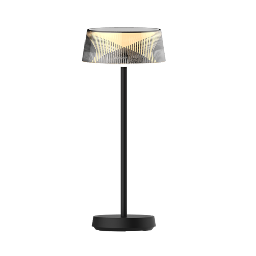 ULTRALUX - LED DIMMABLE RECHARGEABLE DESK LAMP 2.3W, 3000K, IP44, BLACK DNLB233B