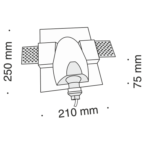 MAYTONI - Gyps Modern  DL011-1-01W