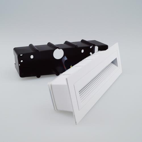 V-TAC - 6W LED Steplight White Body warm white 3000K-SKU 8352
