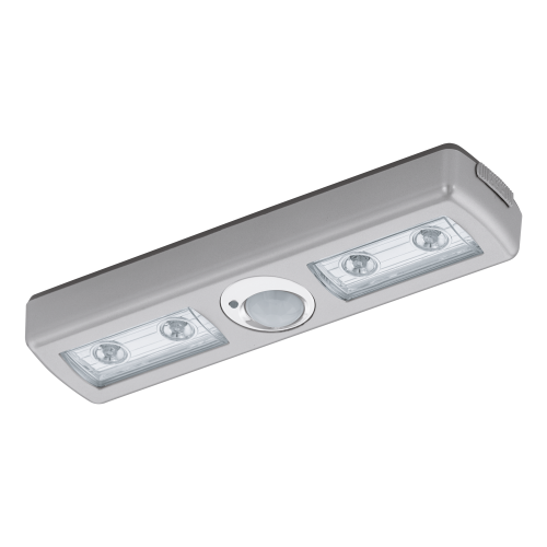 EGLO - Аплик  LED за шкаф със сензор 3000K,с батерии сребро 94686  BALIOLA