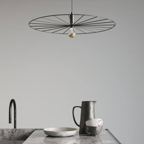 SOLLUX - Pendant SIRKEL 60 TH.146 Black
