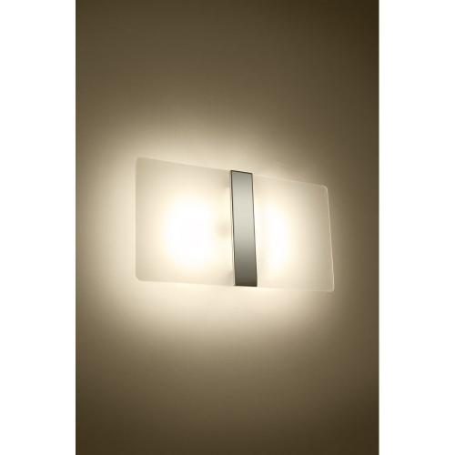 SOLLUX - Wall lamp AZALIA SL.1006 White/Chrome