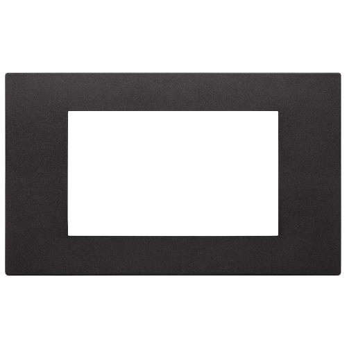 VIMAR - 30654.02 Total Look Cover Frame Linea black 4M