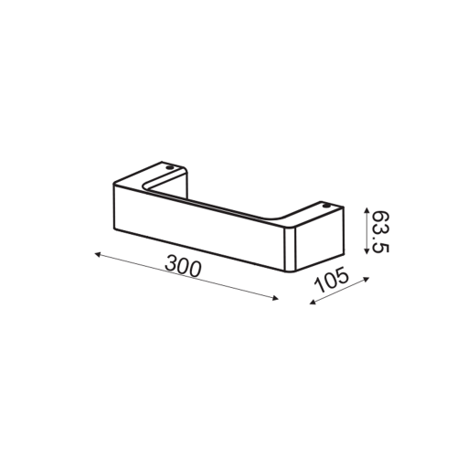 ACA LIGHTING - ZD81046LEDBK