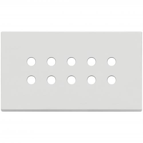 VIMAR - Plate 5Mx10 BS Tondo matt white - 22699.RN.01
