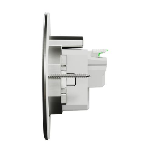 SCHNEIDER ELECTRIC - INS52101 Контакт XS за подов монтаж IP44 метален New Unica кръгъл