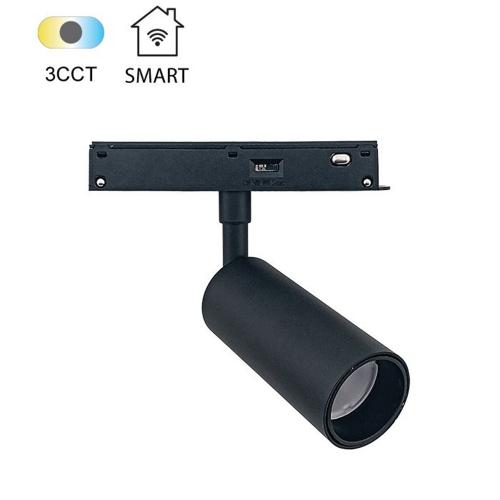 VITO - MAGNETIC LED TRACK LAMP MAGNA-S1X 5W 3CCT (3000K/4000K/6000K) 425Lm 24° 3.5x8CM 48V 2101983