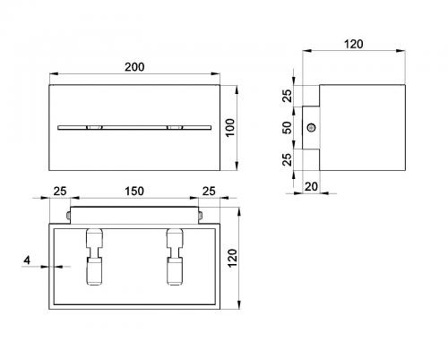 SOLLUX - wall lamp   LOBO MAXI white  SL.0528