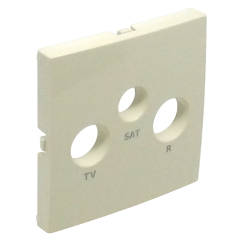 EFAPEL - Face plate for R - TV - SAT sockets  IVORY 90775 TMF LOGUS 90