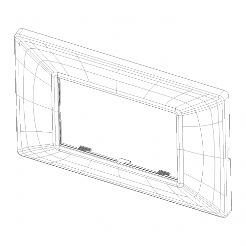 VIMAR - 14653.71 - Plate 3M metal Silver