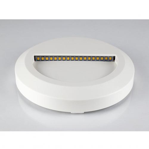 V-TAC - 2W LED Осветление IP65 За Стъпала Бяло Тяло Кръг неутрална светлина 4000K SKU: 1314