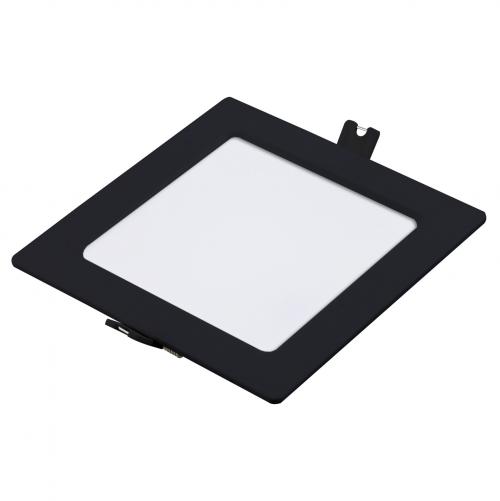 RABALUX - LED Recessed panel SHAUN2 black square 6W 450lm IP20 3000K 71229