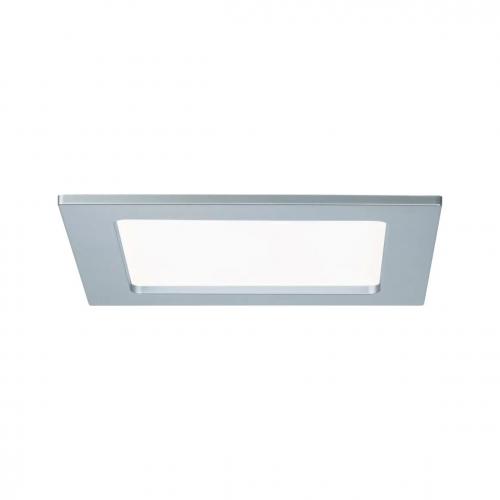 PAULMANN - 92077 LED recessed panel IP44 square 165x165mm ◼12W◼ 850lm◼ 4000K✴chrome matt