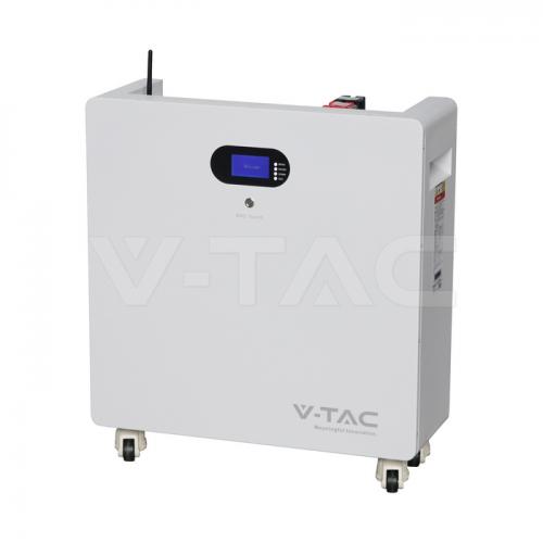 V-TAC - 16.07kWh LiFePO4 Батерия IP20 7000 Цикъла Дизайн Бяло Тяло SKU: 12765 VT-48290