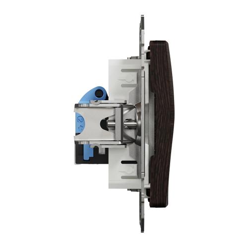 SCHNEIDER ELECTRIC - SDD181461 Sedna Design & Elements - CAT 6 UTP, RJ45, wenge