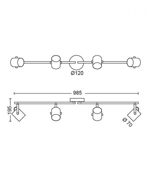 PHILIPS - Byre new 50664/31/P0