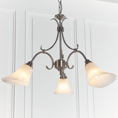 ENDON - pendant luminaire HARDWICK 144-3AS E14, 3x40W