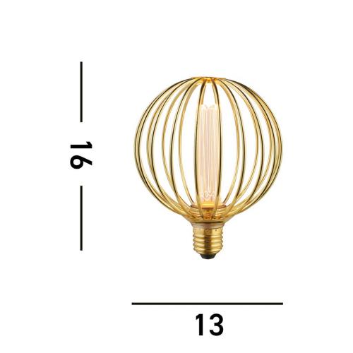 SEARCHLIGHT - Decorative lamp   16004GO  Globe ⚡LED 3.5W⚡E27⚡120LM⚡1800K