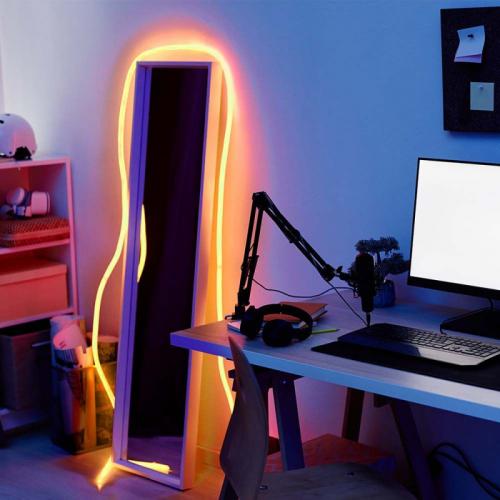 V-TAC -  SKU: 6873 VT-551 12W/M NEON FLEX AMBER 24V 10M ROLL