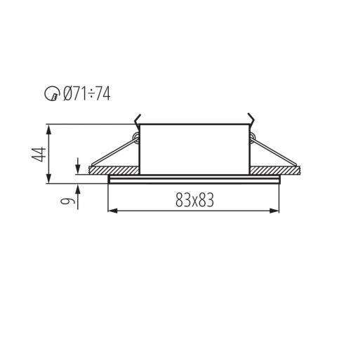 KANLUX - QULES AC L-W (26300)