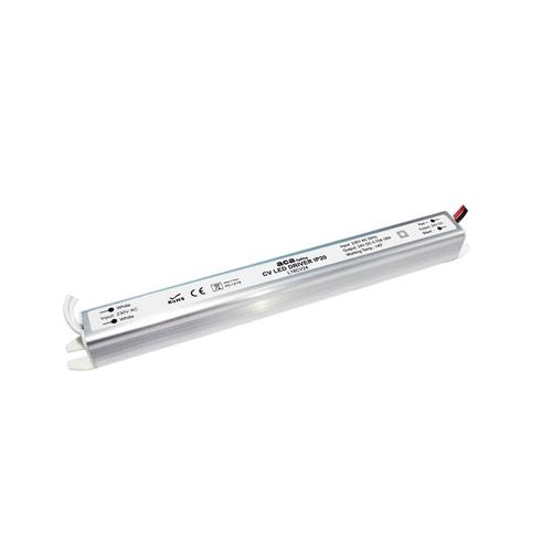 ACA LIGHTING - Линейен Метален LED Драйвер 18W 230V AC-24V DC 0.75A, IP20 с кабел L18CV24