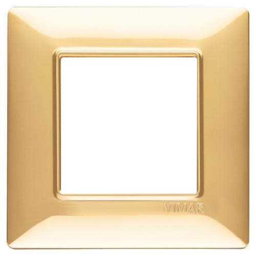 VIMAR - 14642.24 - Plate 2M techn. polished gold