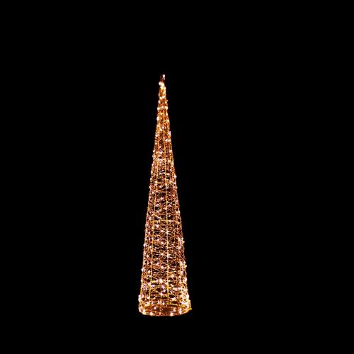 ACA LIGHTING - LED Christmas Decorative Cone, 300 LED, 80 cm, IP44 LEDCONE80