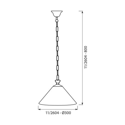 VIVALUX - Suspension TOM 11/2604 Ø300 mm  VIV000654