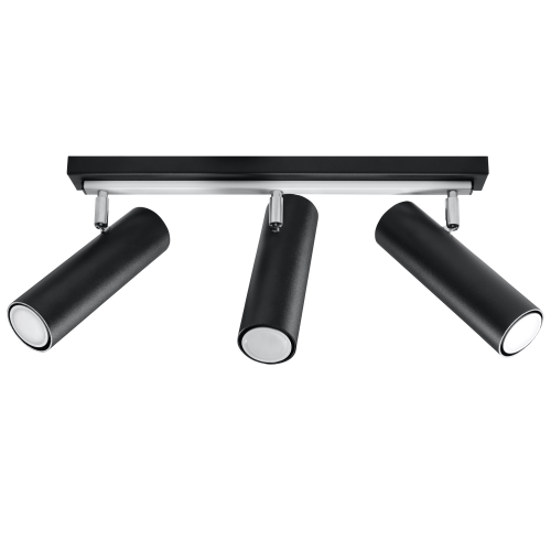 SOLLUX - SPOT lamp  DIREZIONE 3  black SL.0501